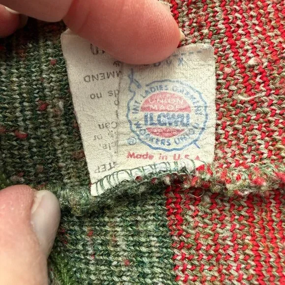 VINTAGE 70s Sleeveless A-Line Sweater Dress Small - Picture 16 of 16